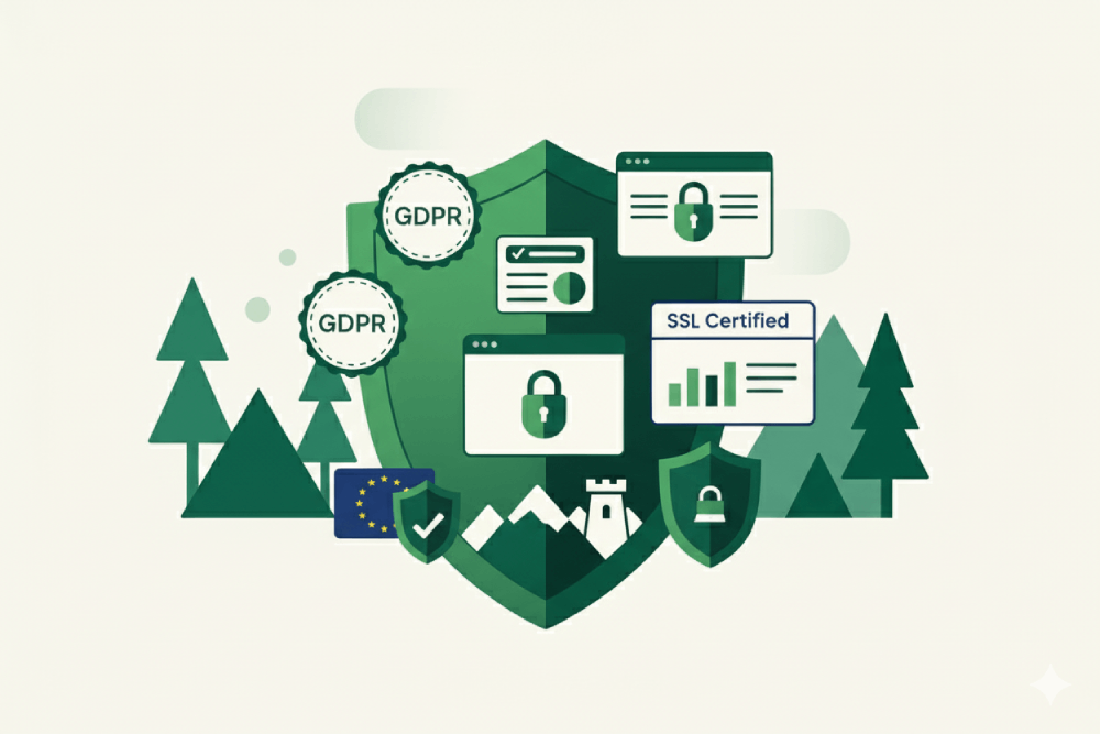 Web security and compliance services by AlpsCraft Vienna