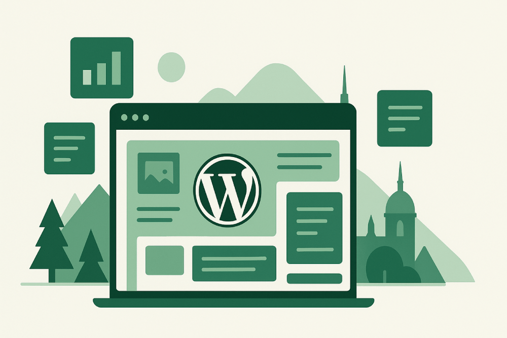 Custom WordPress development services by AlpsCraft Vienna
